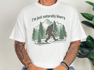 Bigfoot Forest Blur Mountain Silhouette funny shirt - photo 1