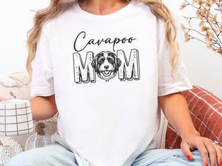 Cavapoo Mom doodle dog shirt - photo 7