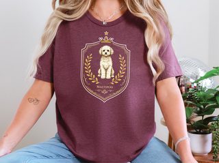Maltipoo Royal Crest doodle dog shirt - photo 5