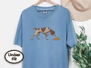 German Pointer Pizza Point doodle dog shirt - photo 7