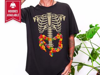 Gummies Skeleton Intestines funny shirt - photo 3