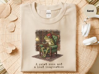 A Quiet Room And A Loud Imagination funny shirt - photo 5