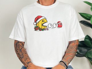 Christmas Ghost Chase funny shirt - photo 1