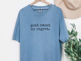 Goat Sweat No Regret funny shirt - photo 8