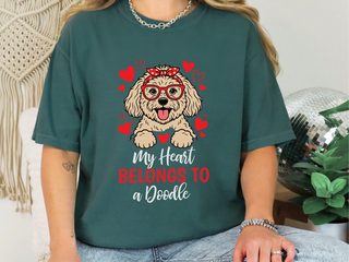 My Heart Belongs To A Doodle doodle dog shirt - photo 6