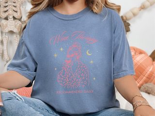 Wine Therapy Recommended Daily funny shirt - photo 6