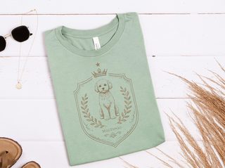 Maltipoo Royal Crest doodle dog shirt - photo 4
