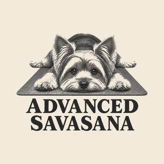 Yorkie Advanced Savasana Yoga Dog Face Shirt Funny Dog Lover Tee