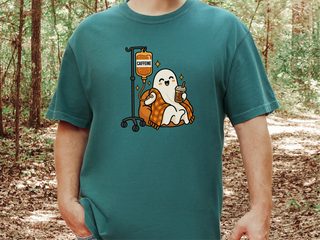 Cozy Caffeine Iv Ghost funny shirt - photo 6