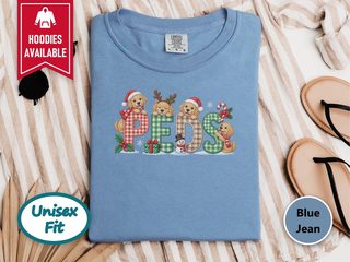 Christmas Peds Golden Retriever Puppies funny shirt - photo 8