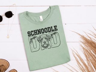 Schnoodle Dad doodle dog shirt - photo 5