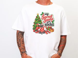 My Secret Santa Gift Sucks funny shirt - photo 2