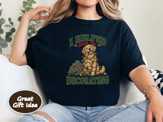 Tangled Golden Retriever Christmas doodle dog shirt - photo 3