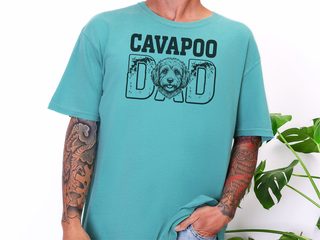 Comfort Colors Cavapoo Dad doodle dog shirt - photo 8