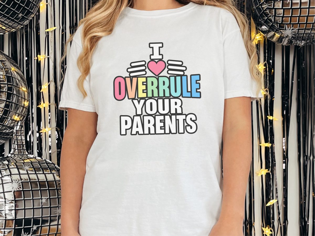I Heart Overrule Your Parents Teenager Meme Shirt Funny Family Tee