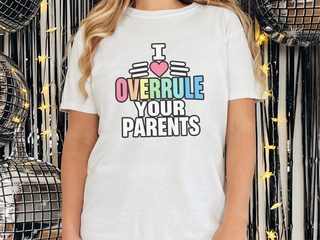 I Heart Overrule Your Parents funny shirt - photo 2