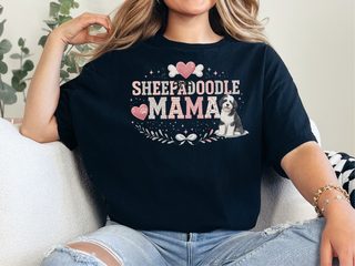 Comfort Colors Sheepadoodle Mama doodle dog shirt - photo 3