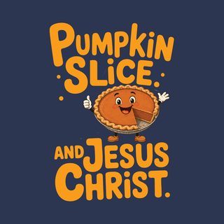 Pumpkin Slice And Jesus Christ Comfort Colors Christian Fall Tee