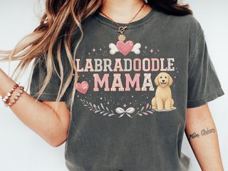 Comfort Colors Labradoodle Mama doodle dog shirt - photo 1