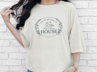 Life Is Better At House Nana Papa's funny shirt - photo 7