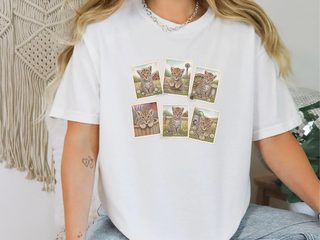 Vintage Postage Stamp Leopard Collection funny shirt - photo 2