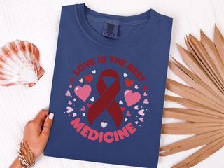 Blood Cancer Love Is The Best Medicine funny shirt - photo 8