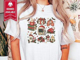 Festive Medical Holiday Icons funny shirt - photo 1