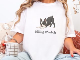 Boston Terrier Big Stretch doodle dog shirt - photo 1