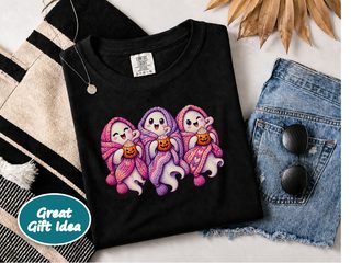 Cozy Ghosts Pumpkin Drinks funny shirt - photo 3
