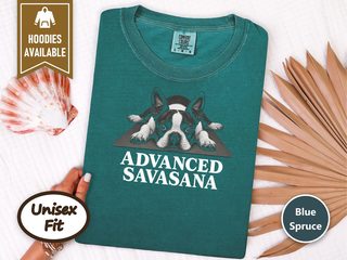 Boston Terrier Advanced Savasana doodle dog shirt - photo 8