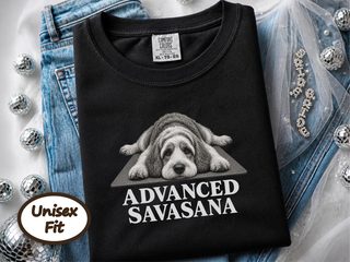 Cockapoo Advanced Savasana Yoga doodle dog shirt - photo 3