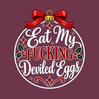Deviled Eggs Christmas Ornament Funny Foodie Christmas Party Tee