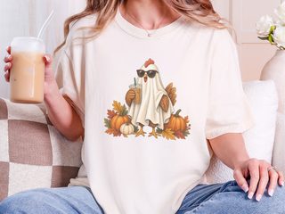 Ghost Chicken Iced Coffee funny shirt - photo 8