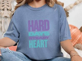 Hard Days Steady Heart funny shirt - photo 5