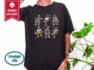 Laughing Golfer Whiskey Collage funny shirt - photo 3