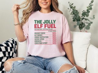 Jolly Elf Fuel Nutrition Label2 funny shirt - photo 4
