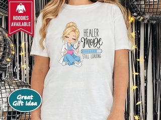 Chibi Nurse Healer Mode Loading funny shirt - photo 1