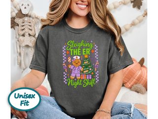 Gingerbread Nurse Er Night Shift funny shirt - photo 6