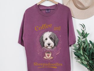 Coffee And Sheepadoodles doodle dog shirt - photo 3