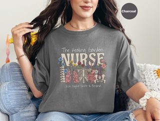 The Healing Garden Nurse funny shirt - photo 2
