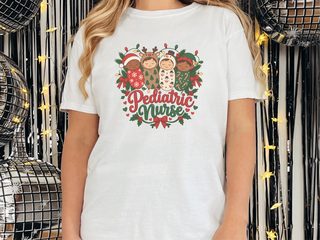 Pediatric Nurse Christmas Babies funny shirt - photo 2