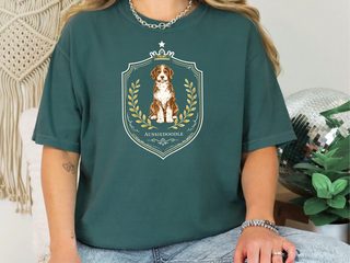 Comfort Colors Aussiedoodle Royal Crest doodle dog shirt - photo 7