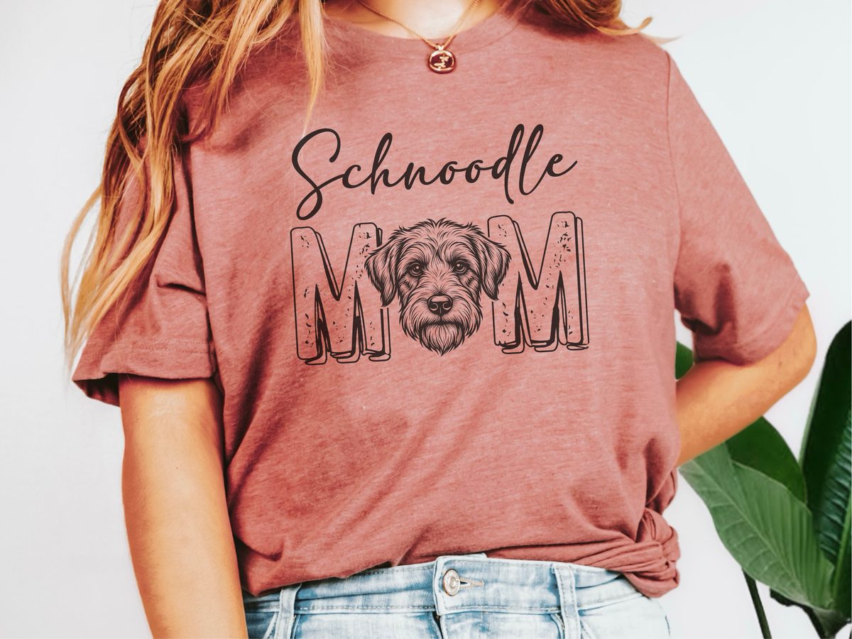 Schnoodle Mom Dog Lover T-Shirt - Perfect Gift for Pet Parents