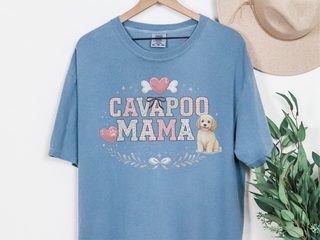 Comfort Colors Cavapoo Mama doodle dog shirt - photo 6