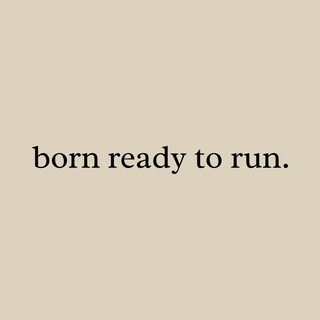 Born Ready To Run Daily Motivation Tee for Runners & Sprinters