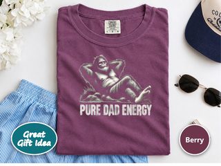 Blurry Bigfoot Pure Dad Energy funny shirt - photo 6