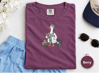 Goose Doctor Medical Scrubs funny shirt - photo 5