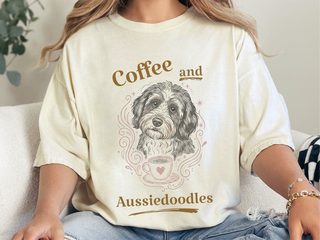 Coffee And Aussiedoodles doodle dog shirt - photo 7