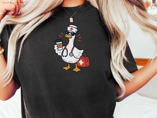 Cool Nurse Duck Coffee Cup funny shirt - photo 1