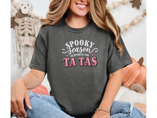 Spooky Season Supports Ta Tas funny shirt - photo 4